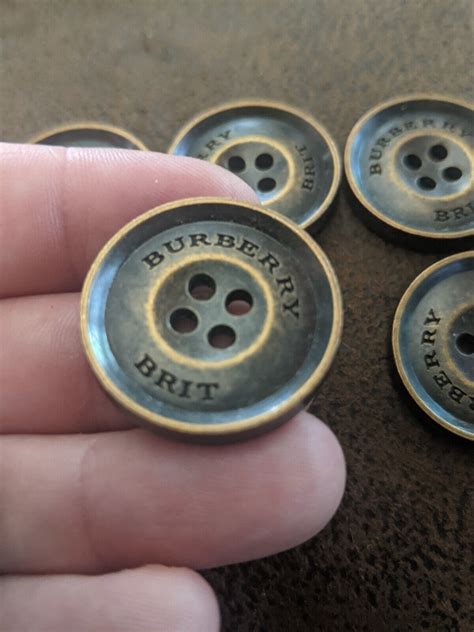 burberry brit buttons|Burberry replacement buttons.